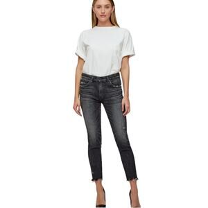 NWT Moussy Vintage Checotah Skinny Black Jeans Made In Japan Women's Size 25